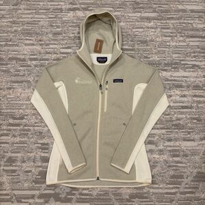 Patagonia Performance Better Sweater Hoody Full Zip Womens Small New Rare W Logo